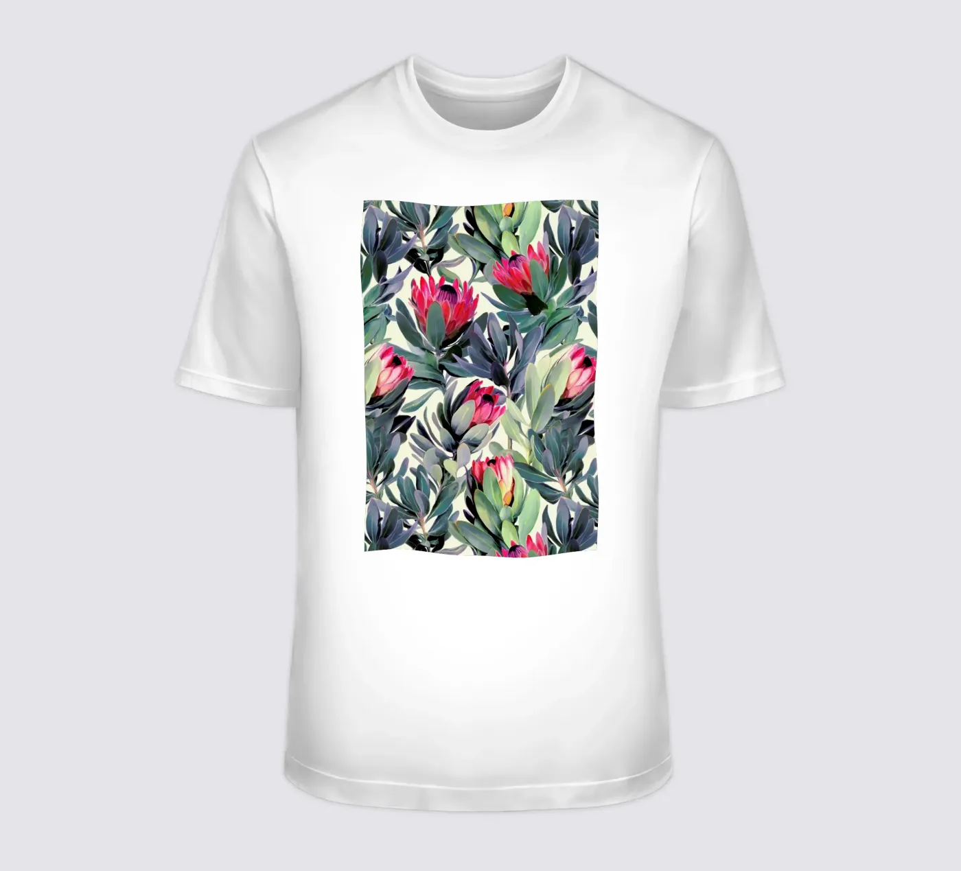 Painted Protea Pattern t-shirt da Micklyn Le Feuvre