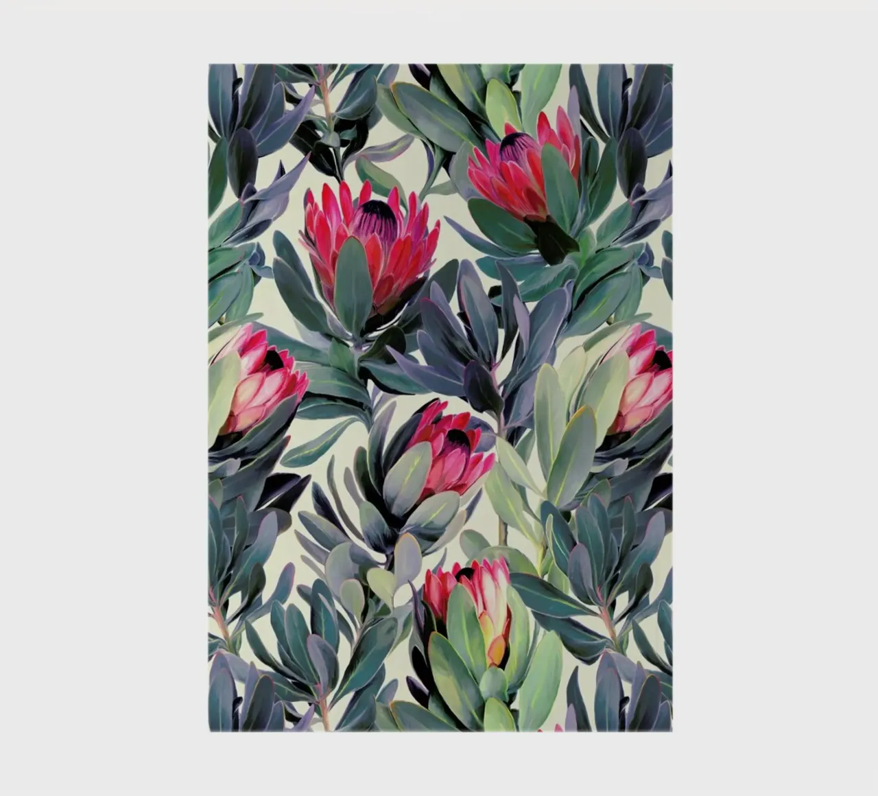 Painted Protea Pattern carnet de notes de Micklyn Le Feuvre