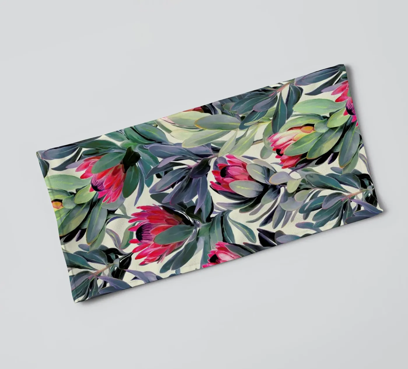 Painted Protea Pattern asciugamano da bagno da Micklyn Le Feuvre