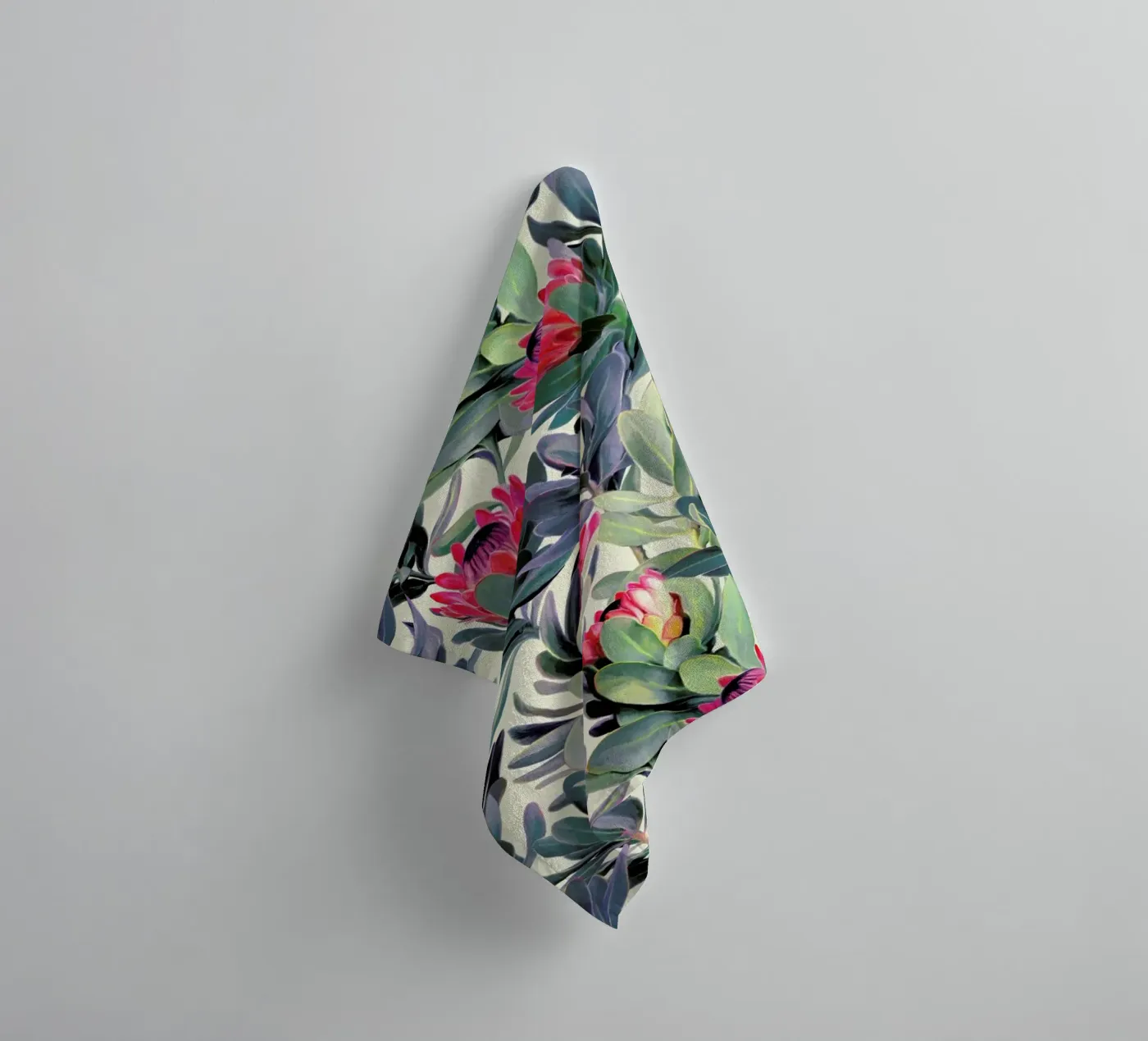 Painted Protea Pattern Handtuch von Micklyn Le Feuvre