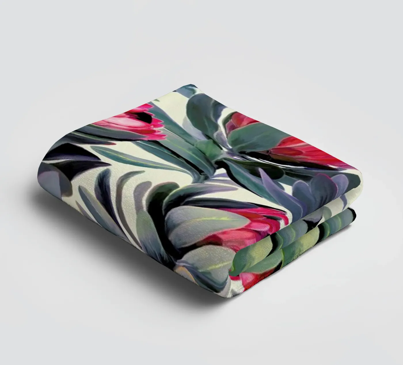 Painted Protea Pattern asciugamano da bagno da Micklyn Le Feuvre