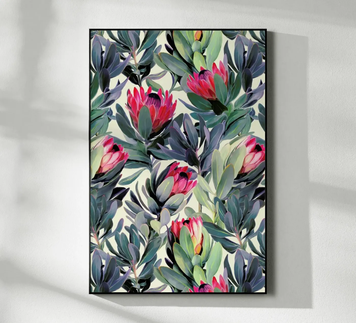 Painted Protea Pattern plexiglas de Micklyn Le Feuvre