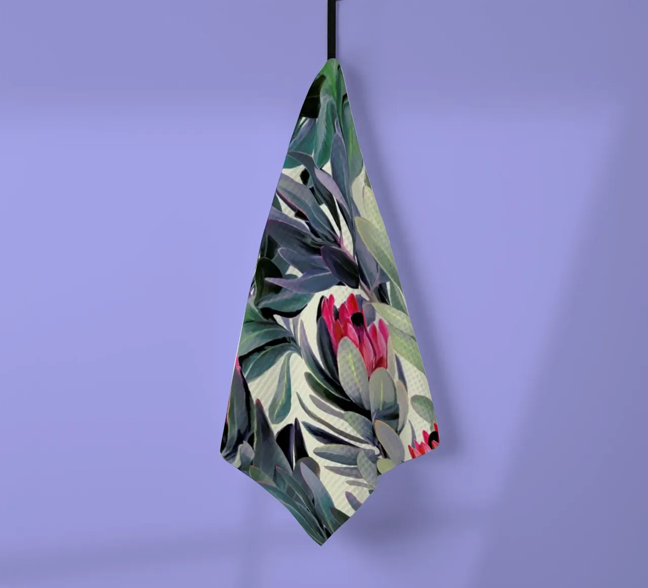 Painted Protea Pattern Geschirrtuch von Micklyn Le Feuvre