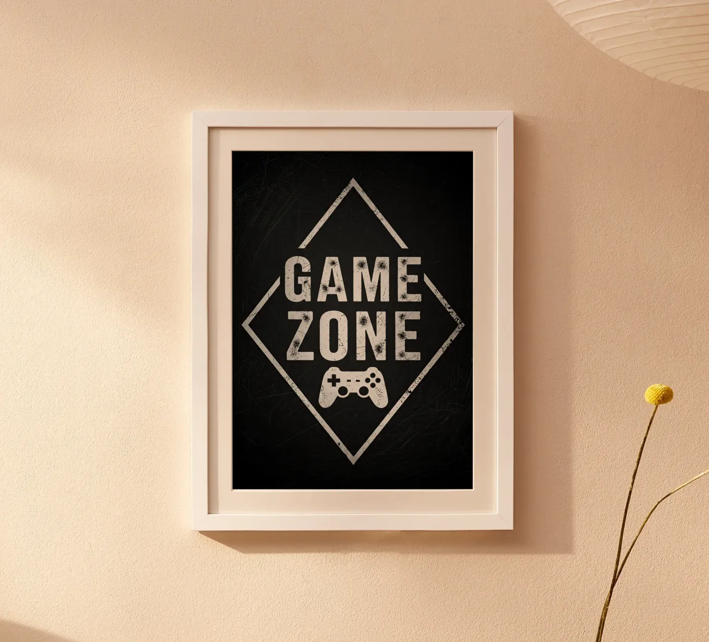 Area giochi poster da gamer only