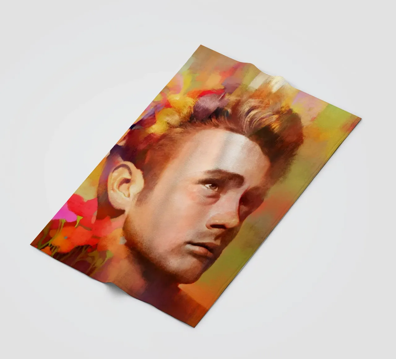 James Dean - Eterno ribelle coperta in pile da Artascy Art