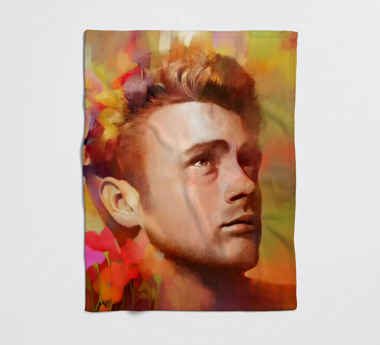 James Dean - Eterno ribelle coperta in pile da Artascy Art