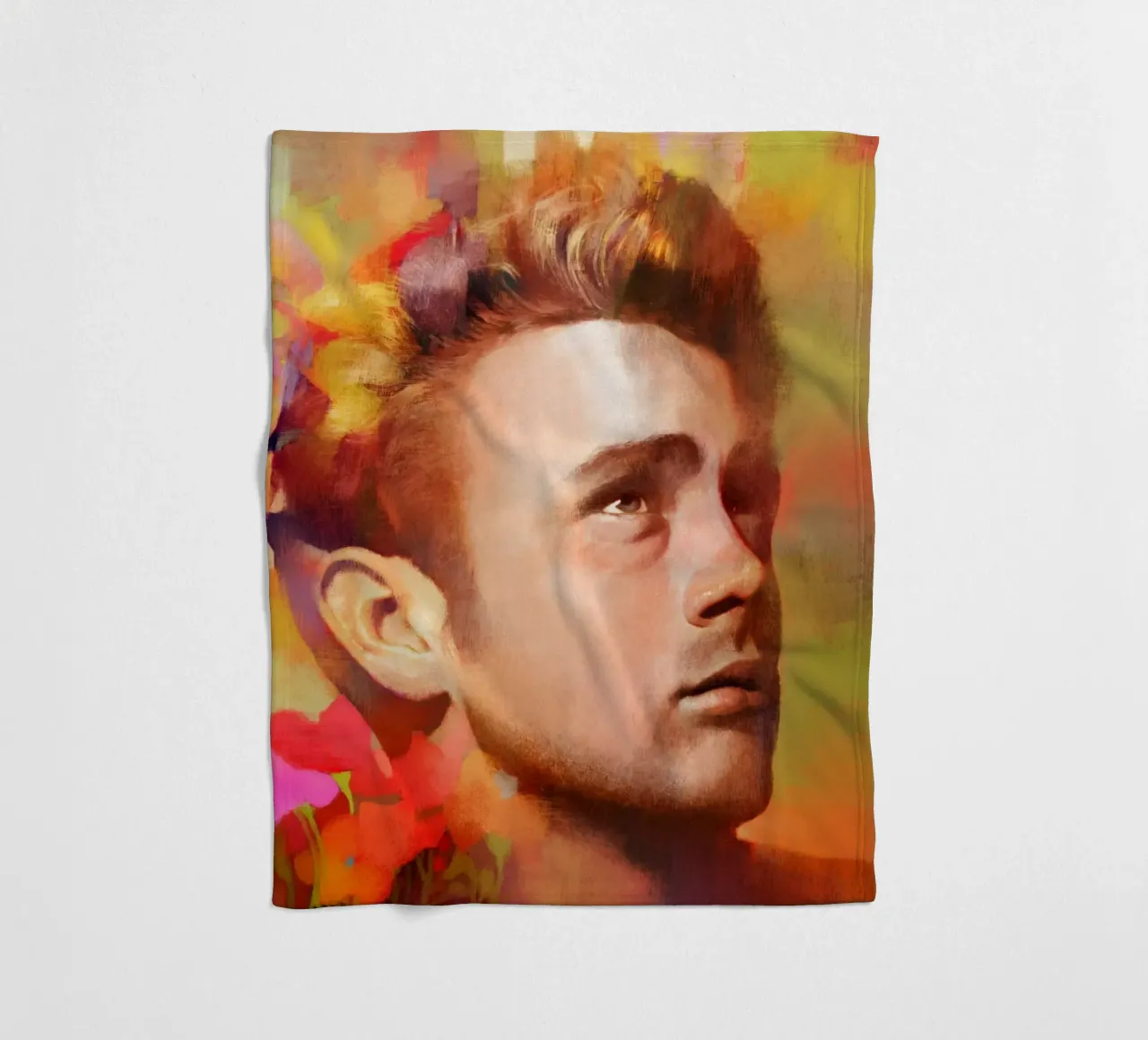 James Dean - Eterno ribelle coperta in pile da Artascy Art