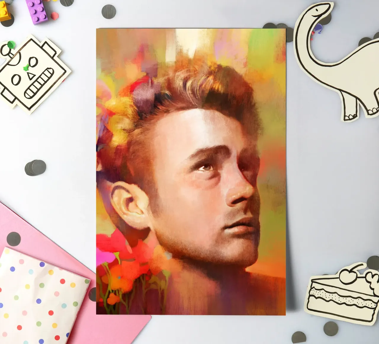 James Dean - Eterno rebelde pack de pegatina de Artascy Art