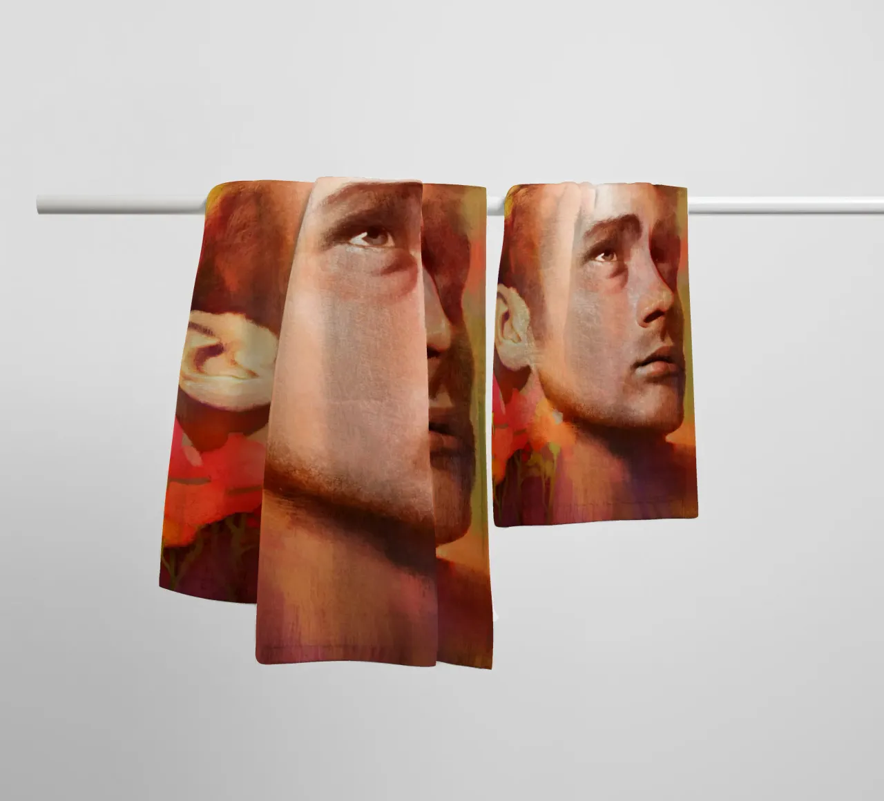 James Dean - Der ewige Rebell Handtuch von Artascy Art