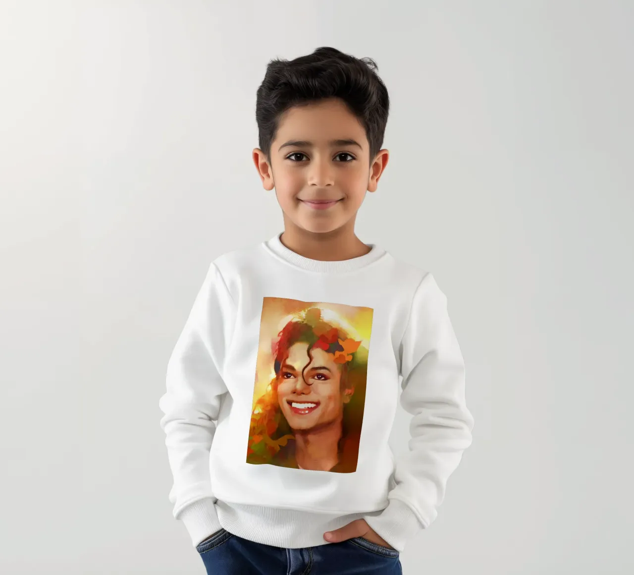 Michael Jackson - Un triste perfezionista felpa bambino da Artascy Art