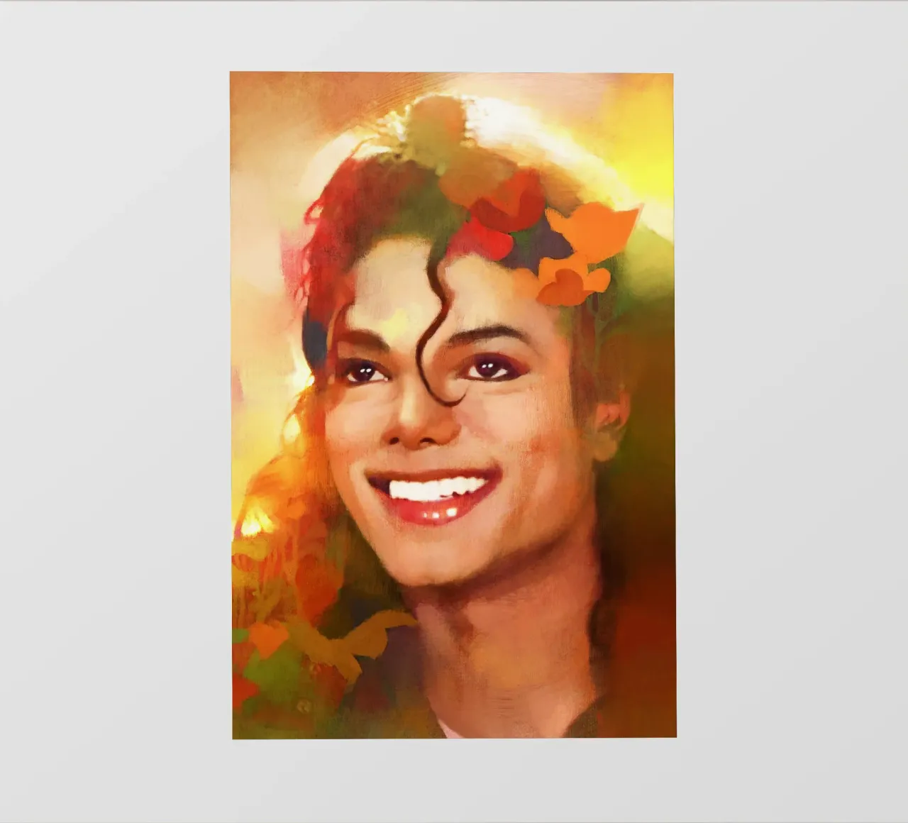 Michael Jackson - Un triste perfezionista pellicola backlit da Artascy Art