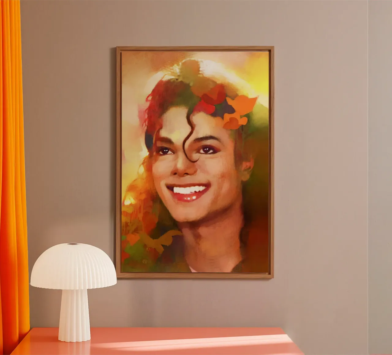 Michael Jackson - Un triste perfezionista alluminio dibond da Artascy Art