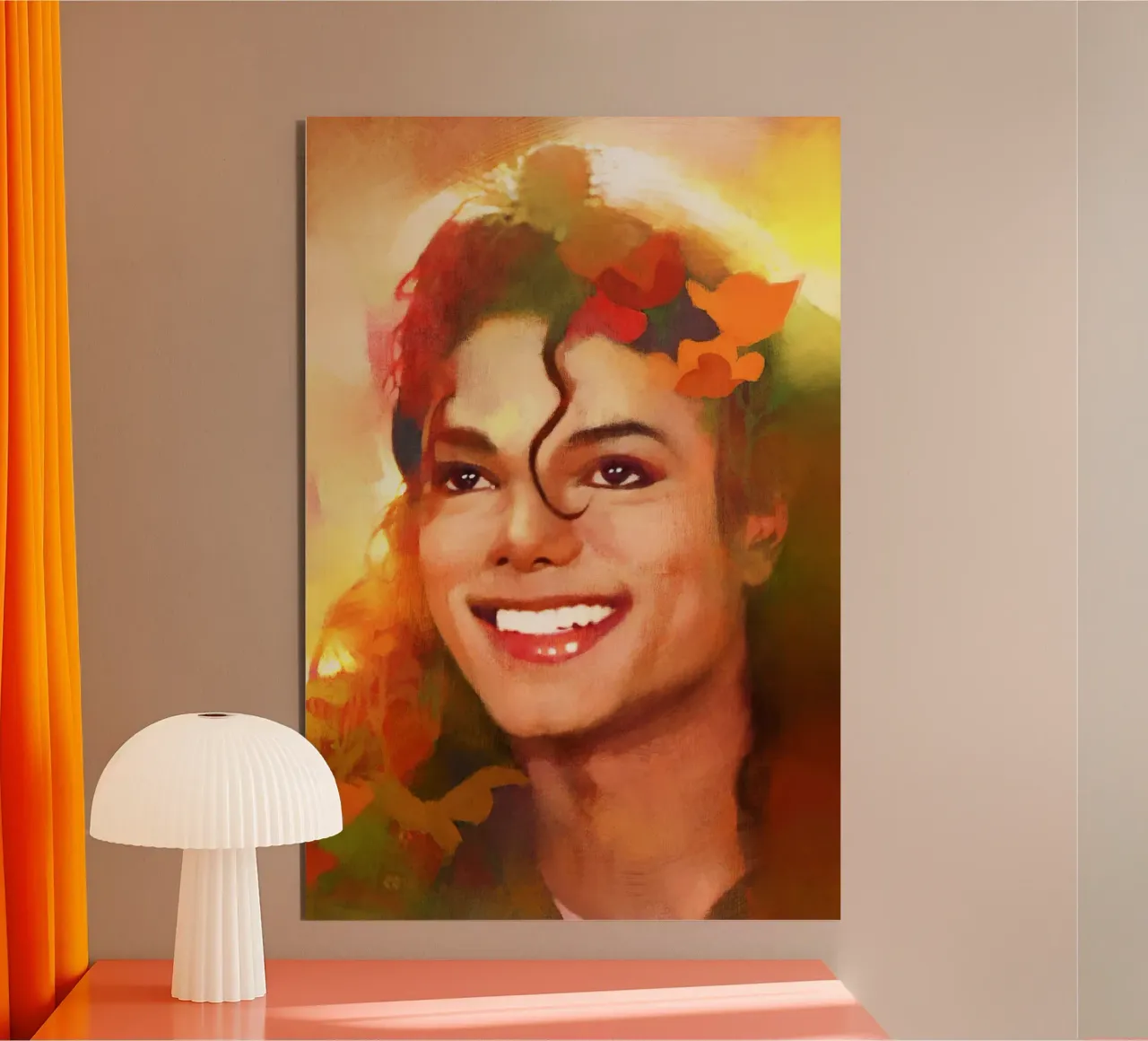 Michael Jackson - Un triste perfezionista alluminio dibond da Artascy Art