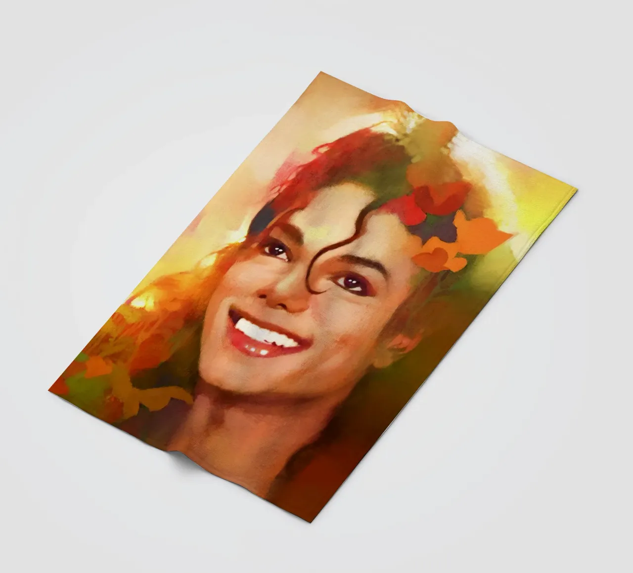 Michael Jackson - Un triste perfezionista coperta in pile da Artascy Art