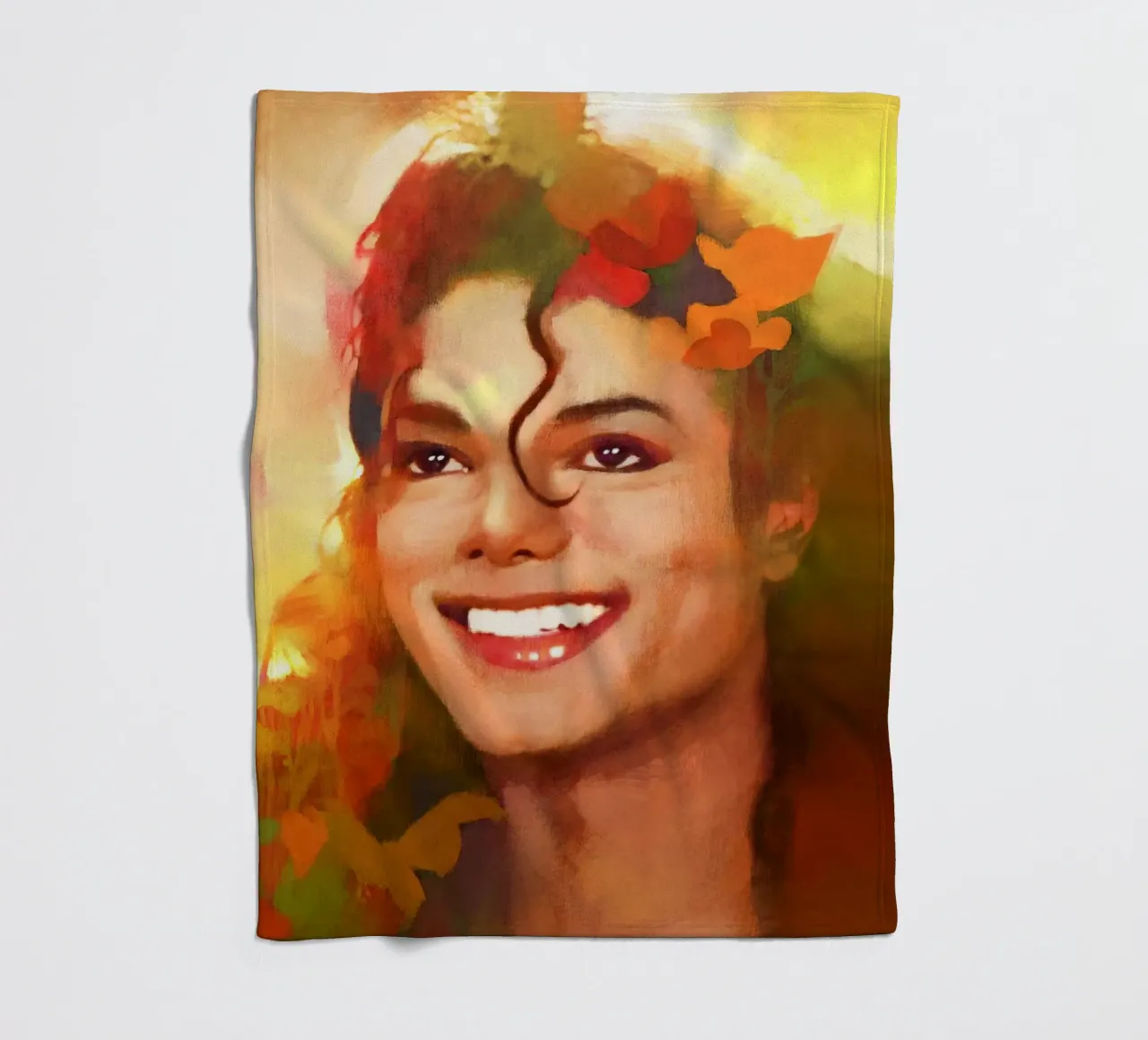Michael Jackson - Un triste perfezionista coperta in pile da Artascy Art