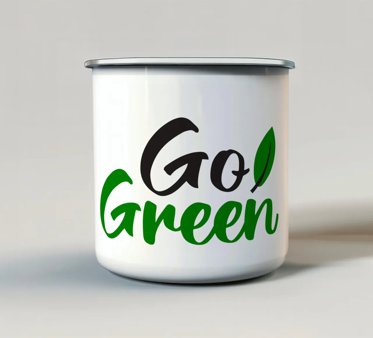 Go green tazza in smalto da greencitiesmovement