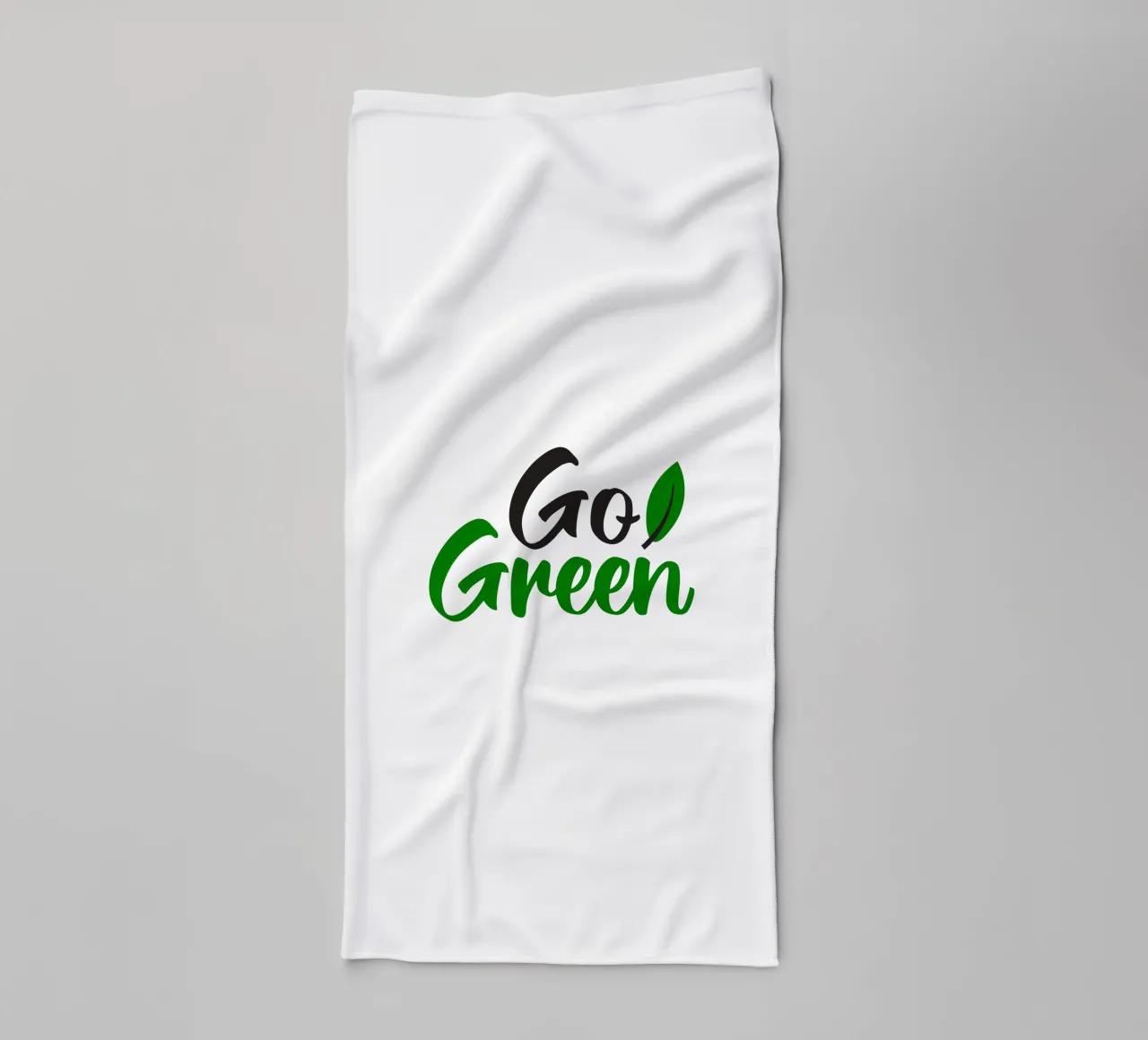 Go green asciugamano da bagno da greencitiesmovement