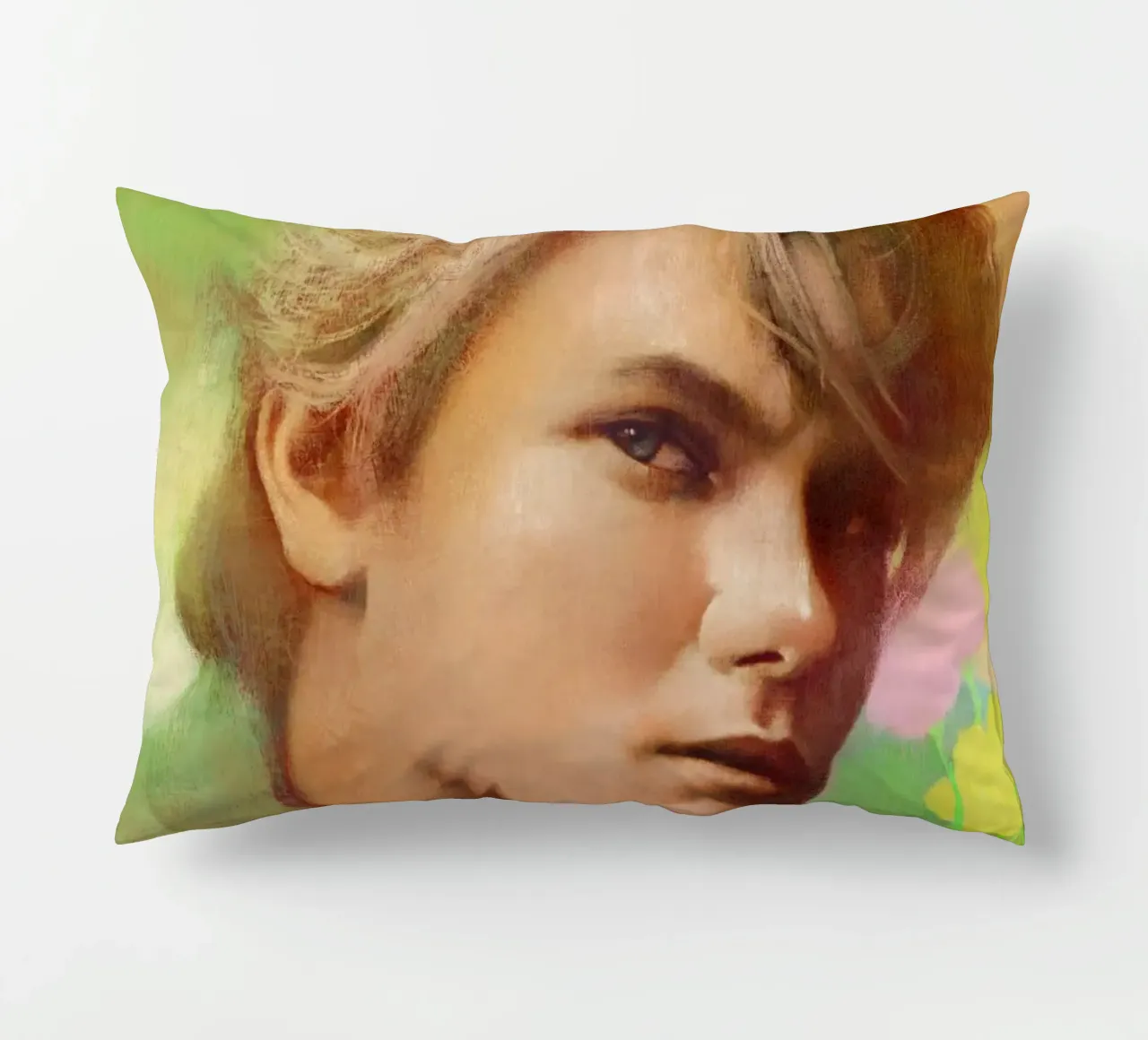 River Phoenix - Ribelle gentile cuscino da Artascy Art