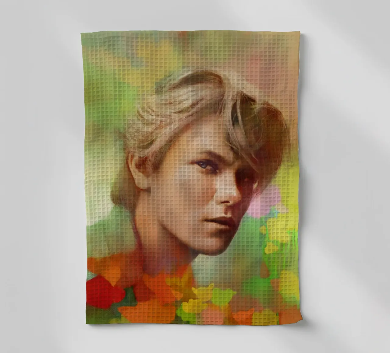 River Phoenix - Ribelle gentile canovaccio da cucina da Artascy Art