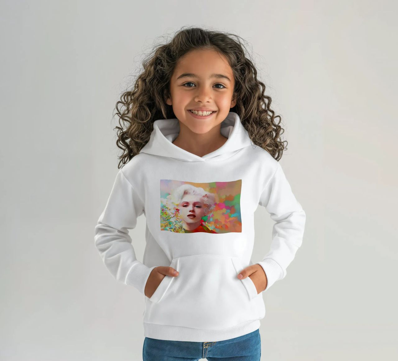 Marilyn Monroe - Stella fragile felpa bambino con cappuccio da Artascy Art