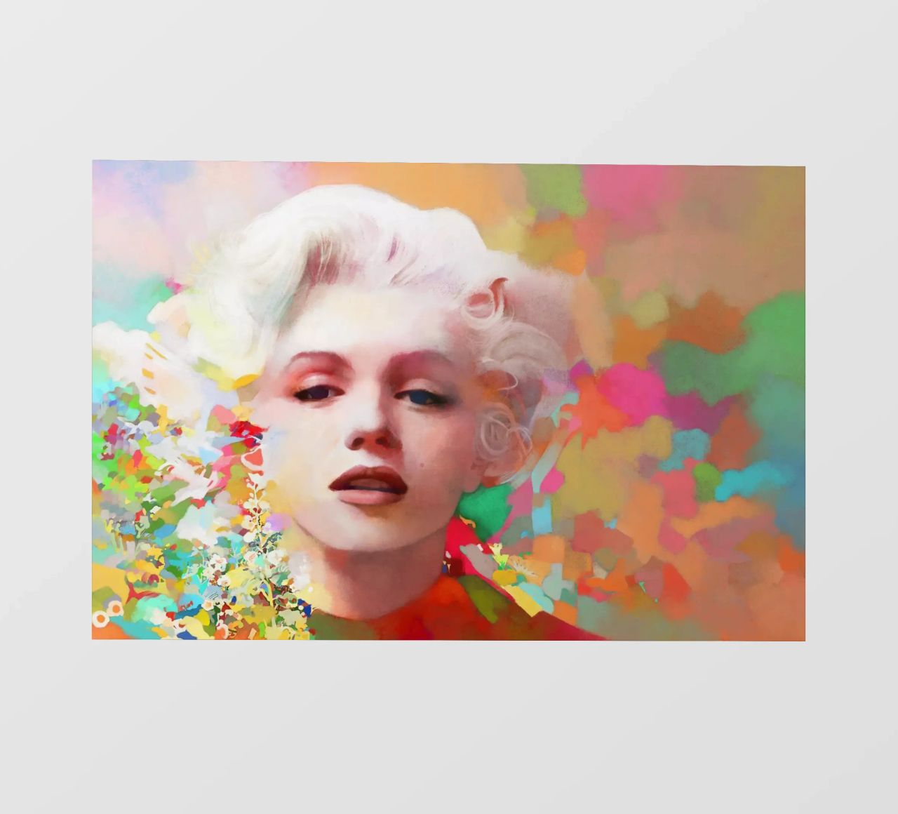 Marilyn Monroe - Stella fragile pellicola backlit da Artascy Art