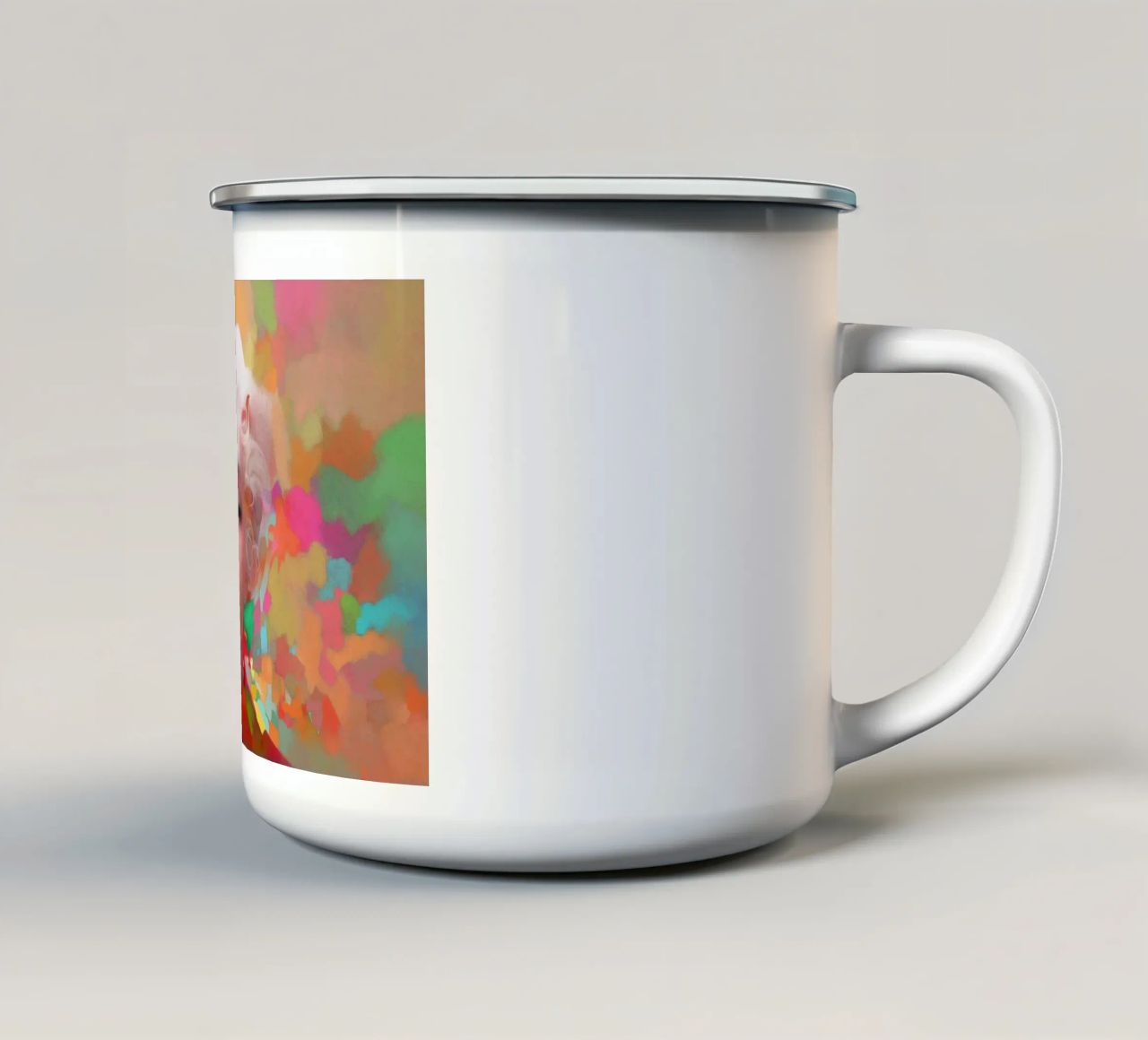 Marilyn Monroe - Stella fragile tazza in smalto da Artascy Art