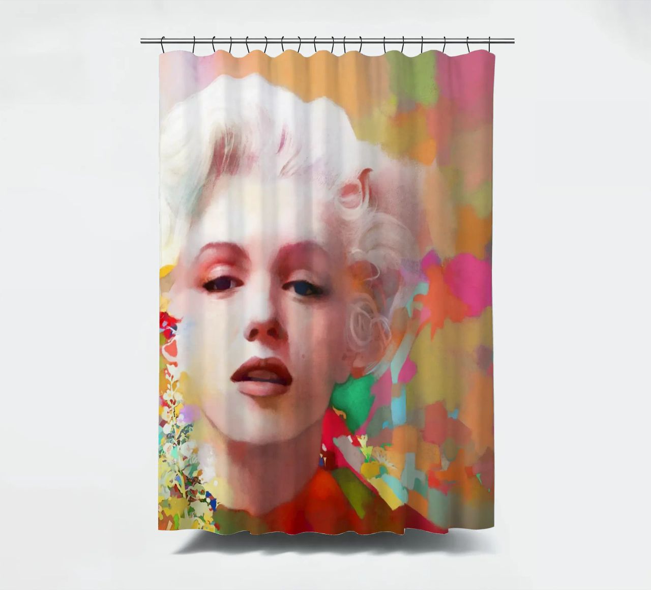 Marilyn Monroe - Stella fragile tenda da doccia da Artascy Art