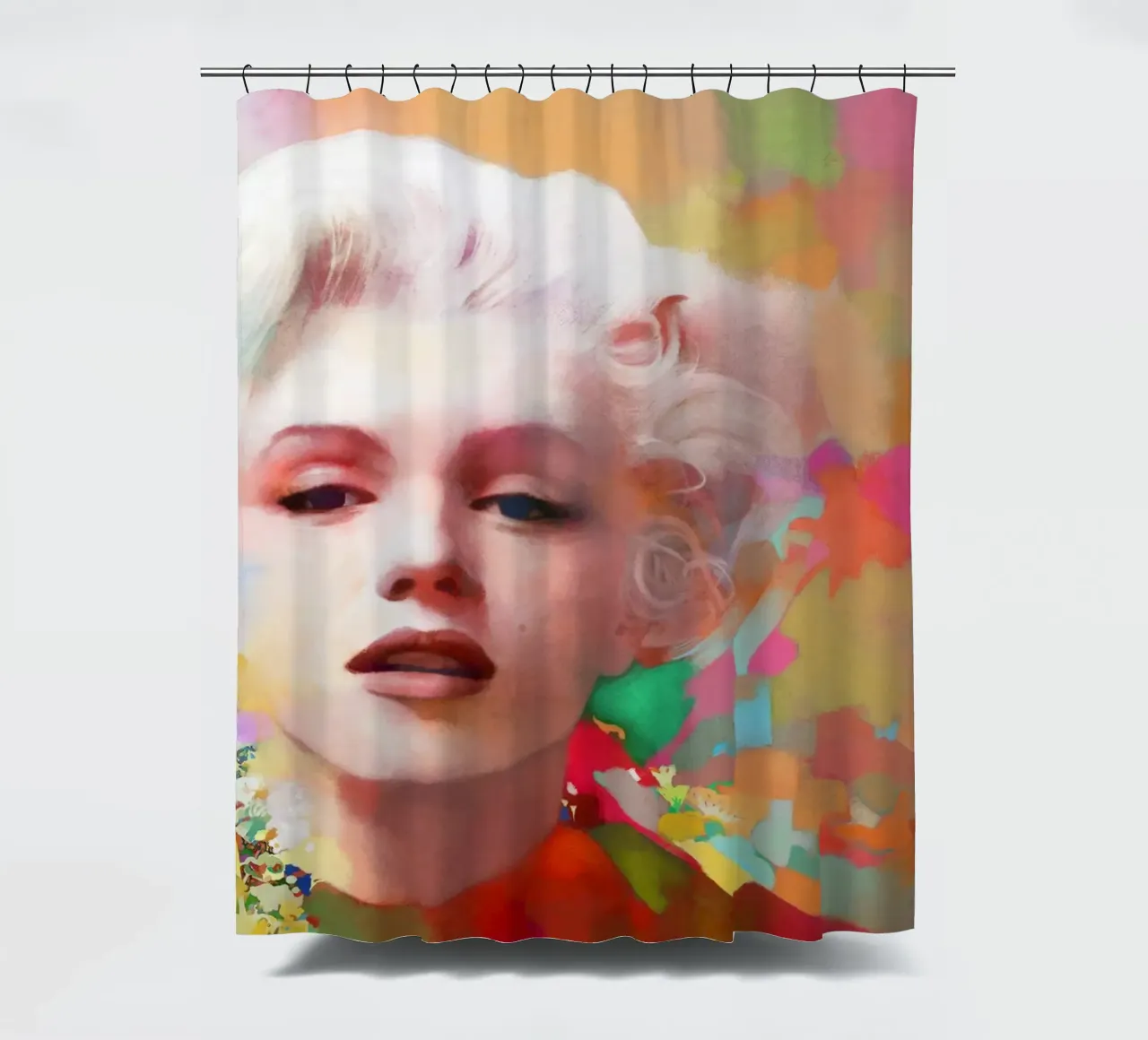 Marilyn Monroe - Stella fragile tenda da doccia da Artascy Art