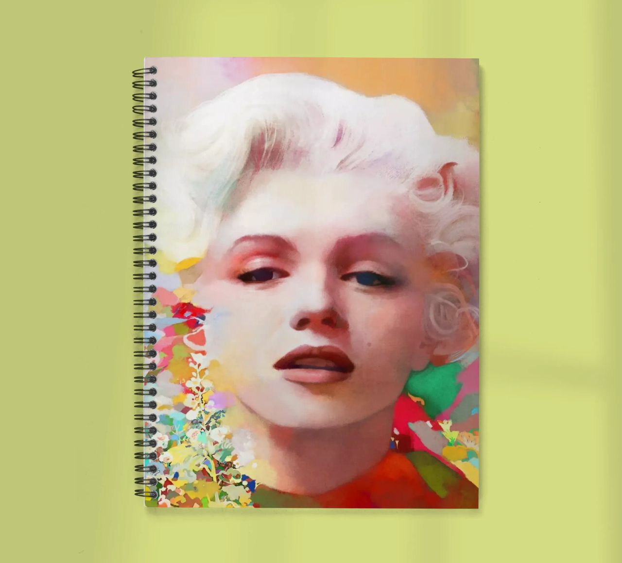 Marilyn Monroe - Stella fragile diario ad anelli da Artascy Art