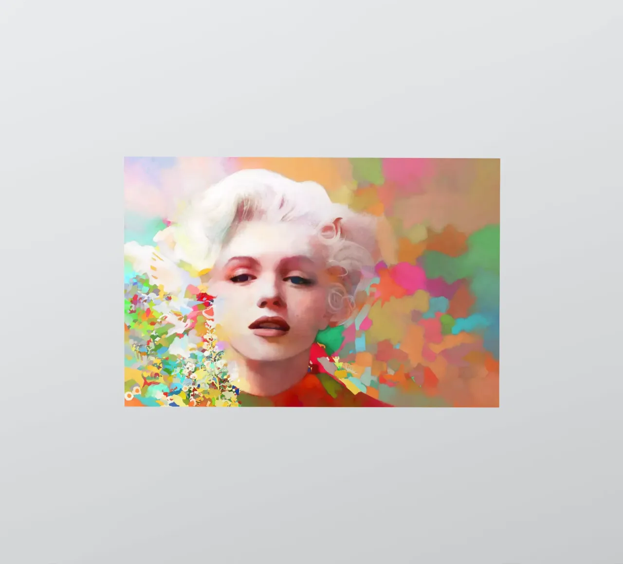 Marilyn Monroe - Stella fragile adesivo da Artascy Art