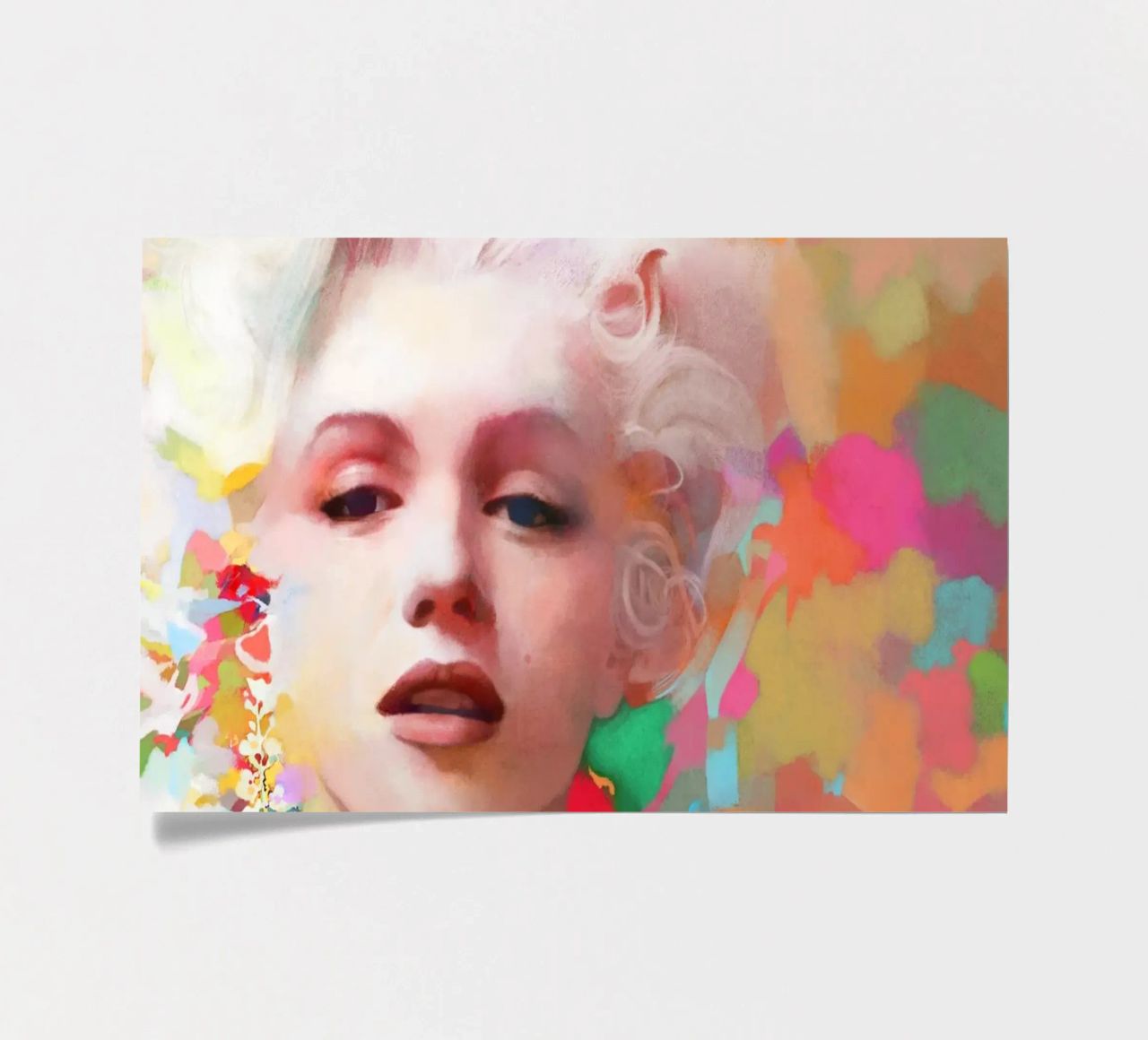 Marilyn Monroe - Stella fragile foglio adesivo da Artascy Art