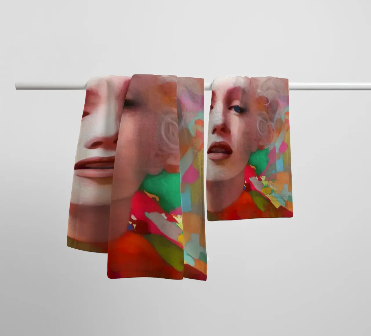 Marilyn Monroe - Étoile fragile serviette de bain de Artascy Art