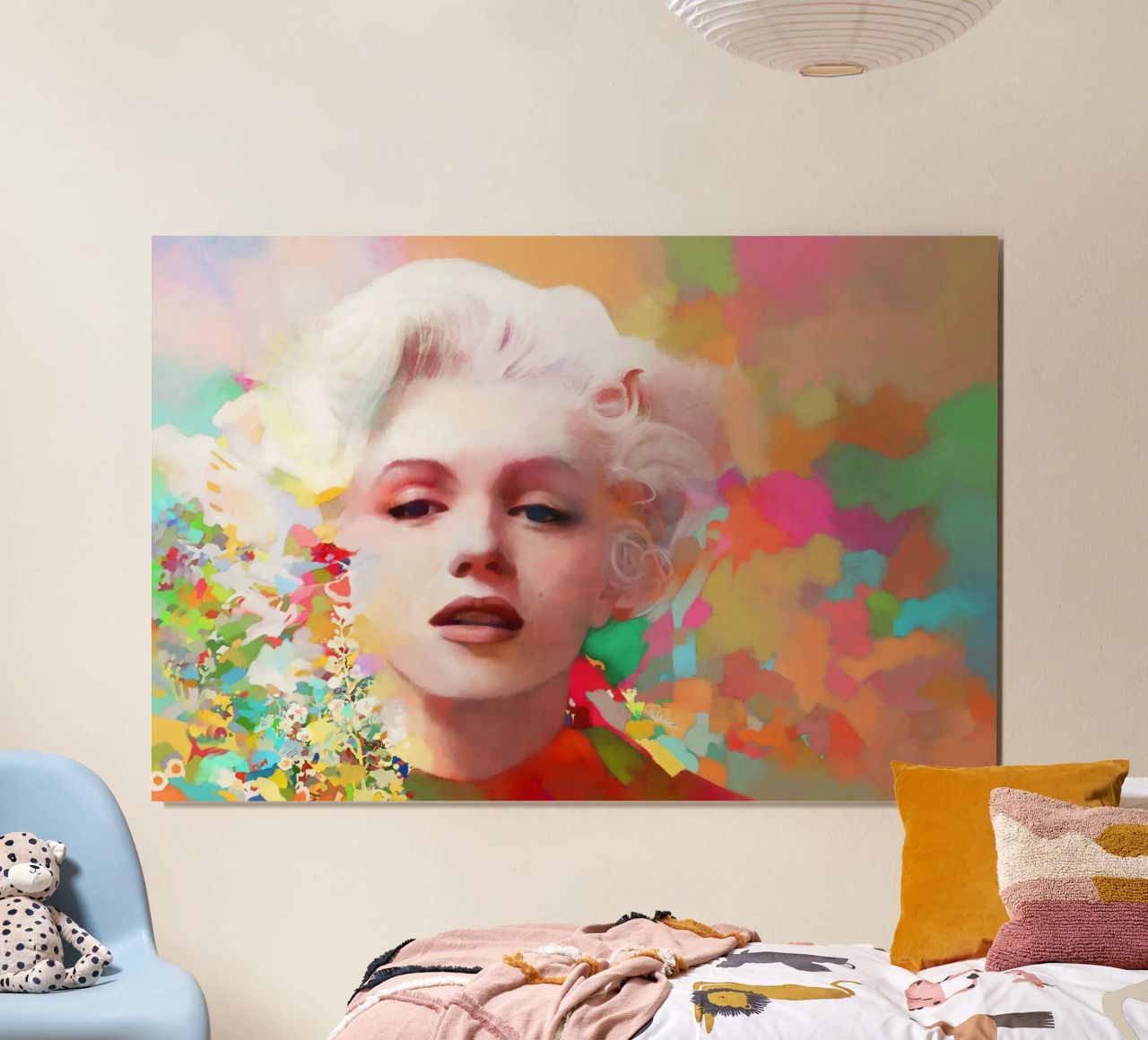 Marilyn Monroe - Stella fragile poster da Artascy Art