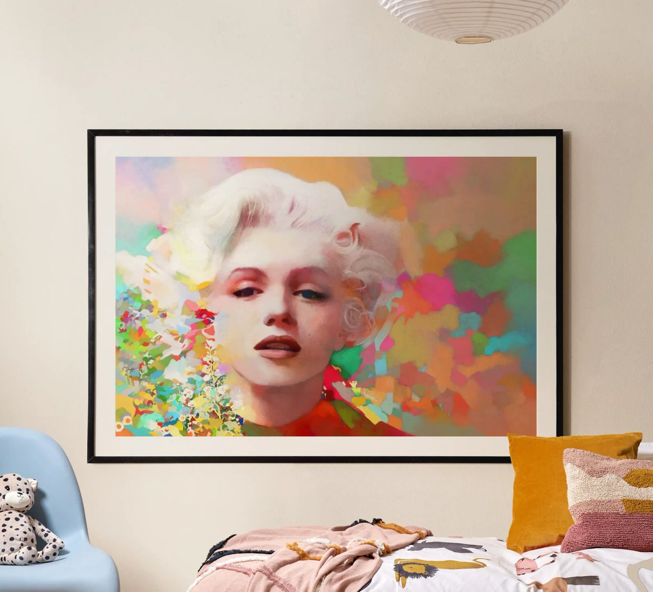 Marilyn Monroe - Stella fragile poster da Artascy Art