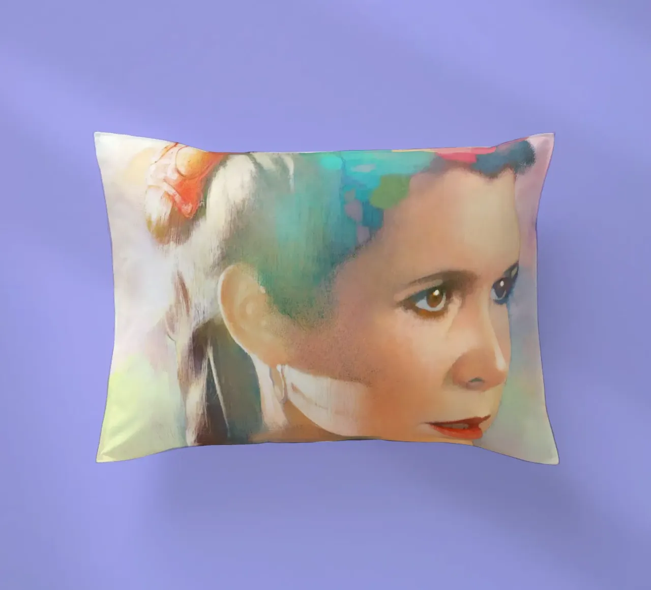 Carrie Fisher - Una fiera resilienza cuscino da Artascy Art