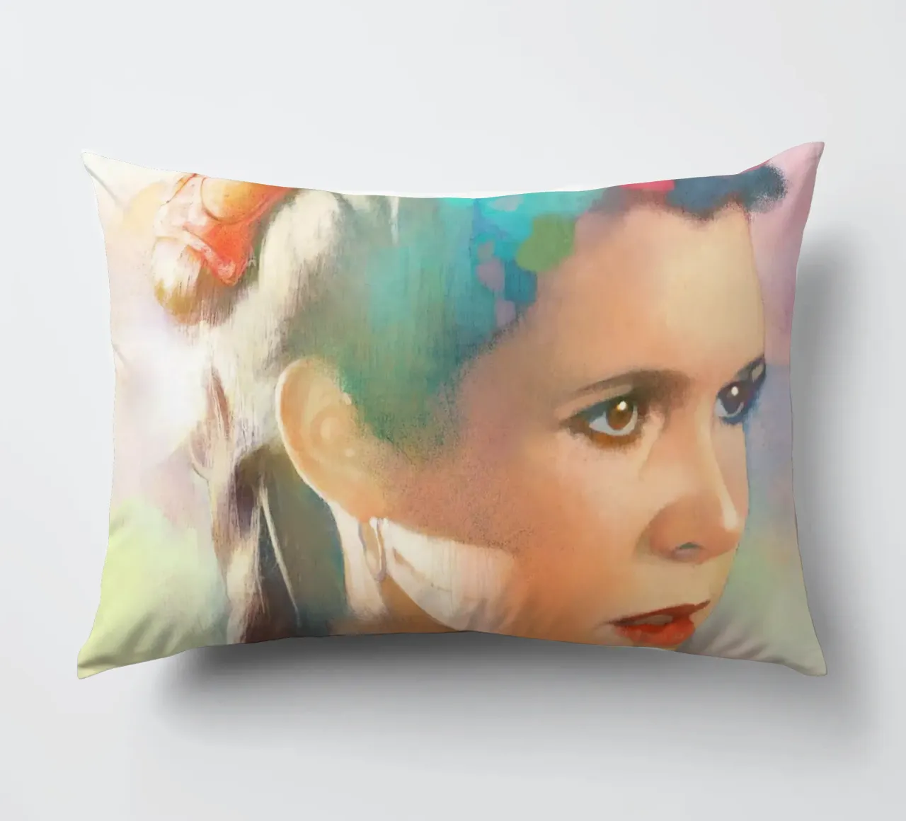 Carrie Fisher - Una fiera resilienza cuscino da Artascy Art