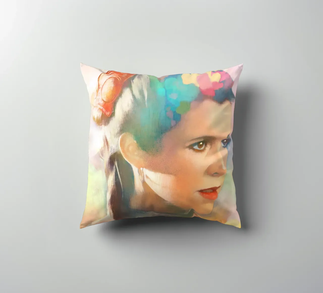 Carrie Fisher - Una fiera resilienza cuscino da Artascy Art