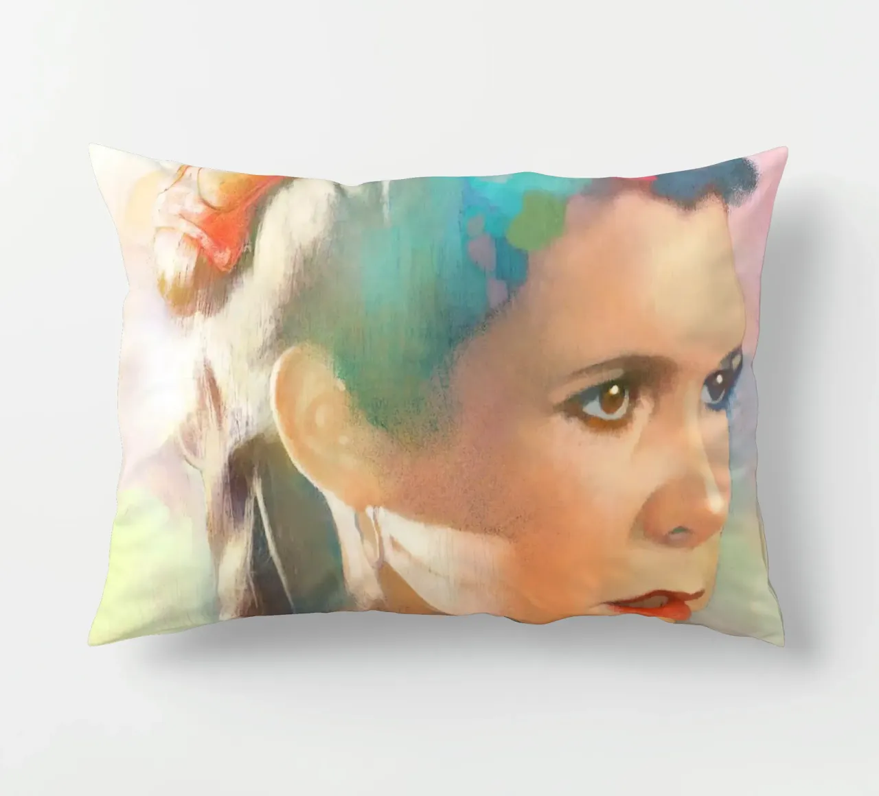 Carrie Fisher - Una fiera resilienza cuscino da Artascy Art