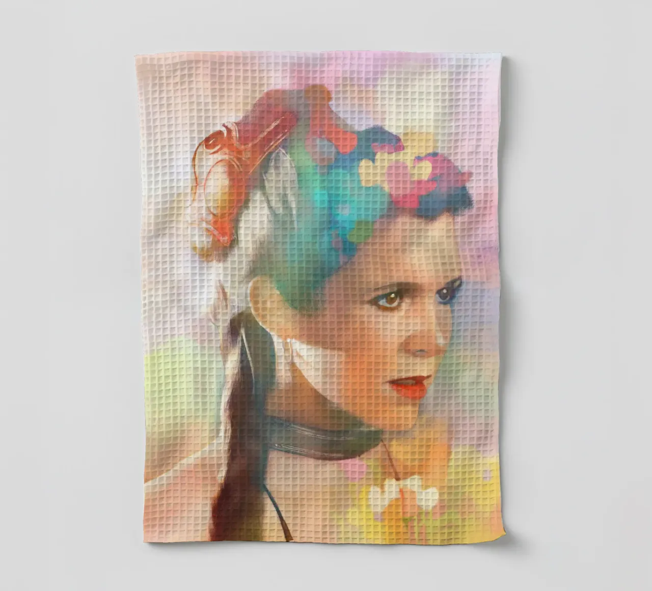 Carrie Fisher - Una fiera resilienza canovaccio da cucina da Artascy Art