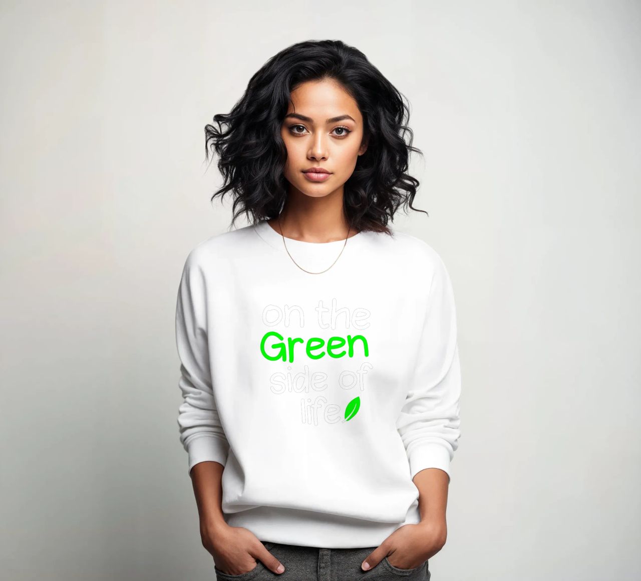 On the green side of life felpa da greencitiesmovement