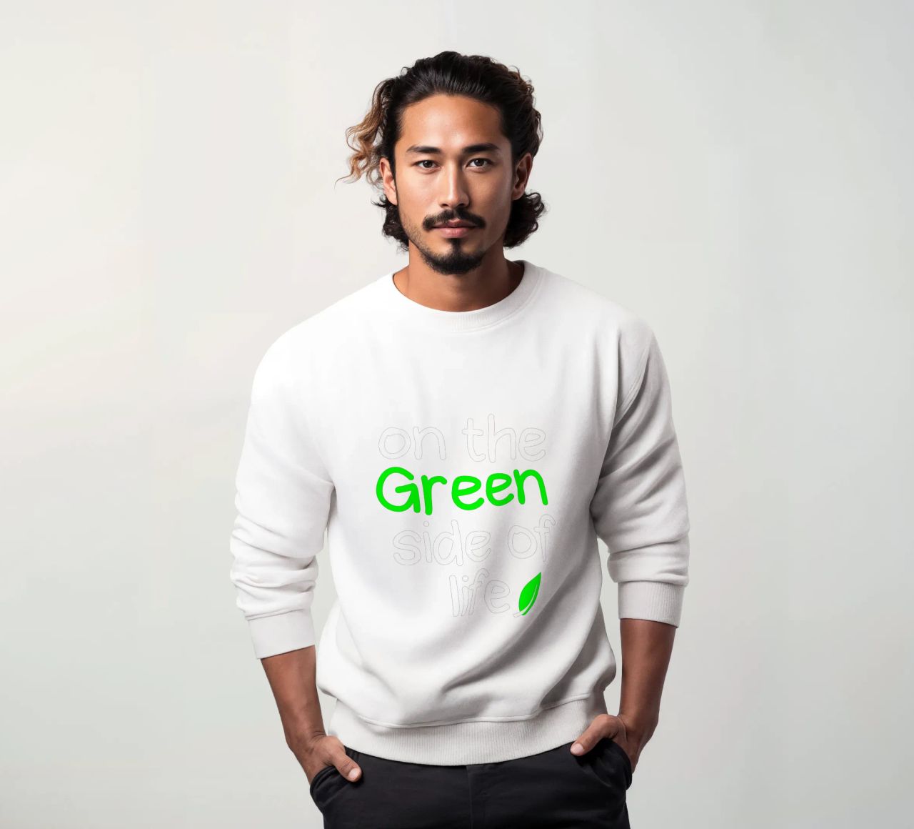 On the green side of life felpa da greencitiesmovement