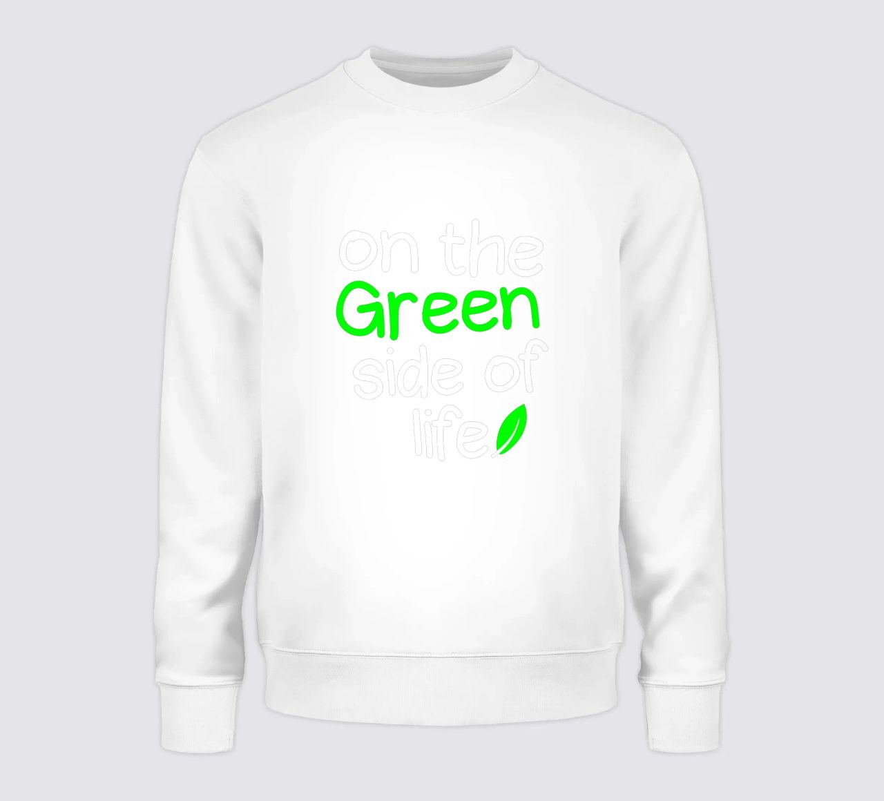 On the green side of life felpa da greencitiesmovement