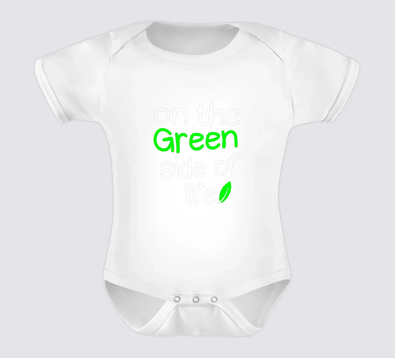 On the green side of life body neonato maniche corte da greencitiesmovement