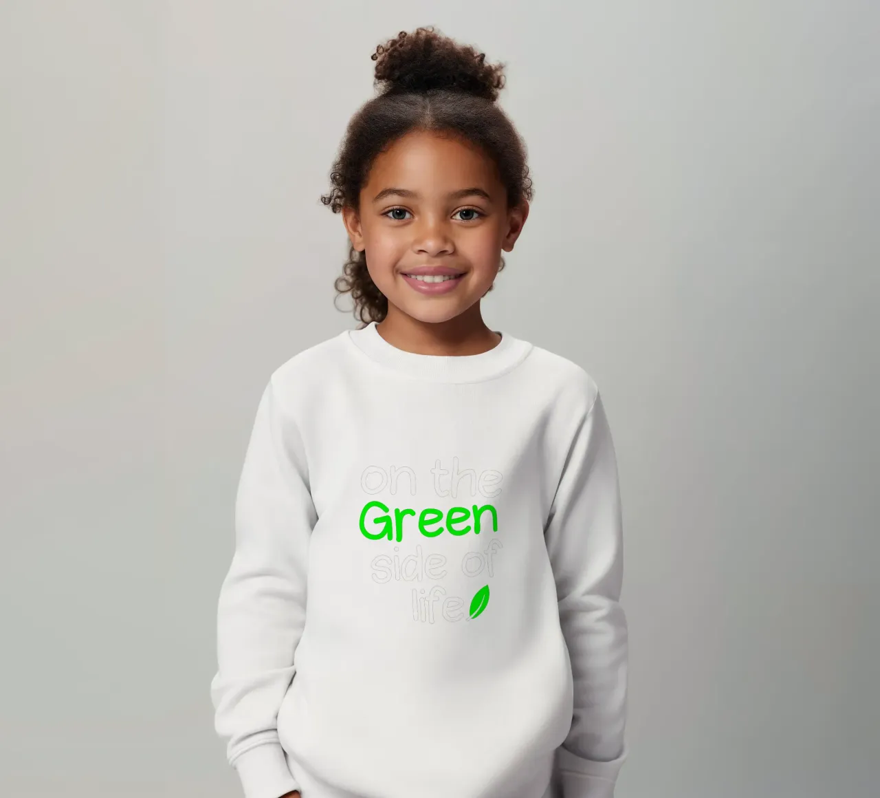 On the green side of life felpa bambino da greencitiesmovement