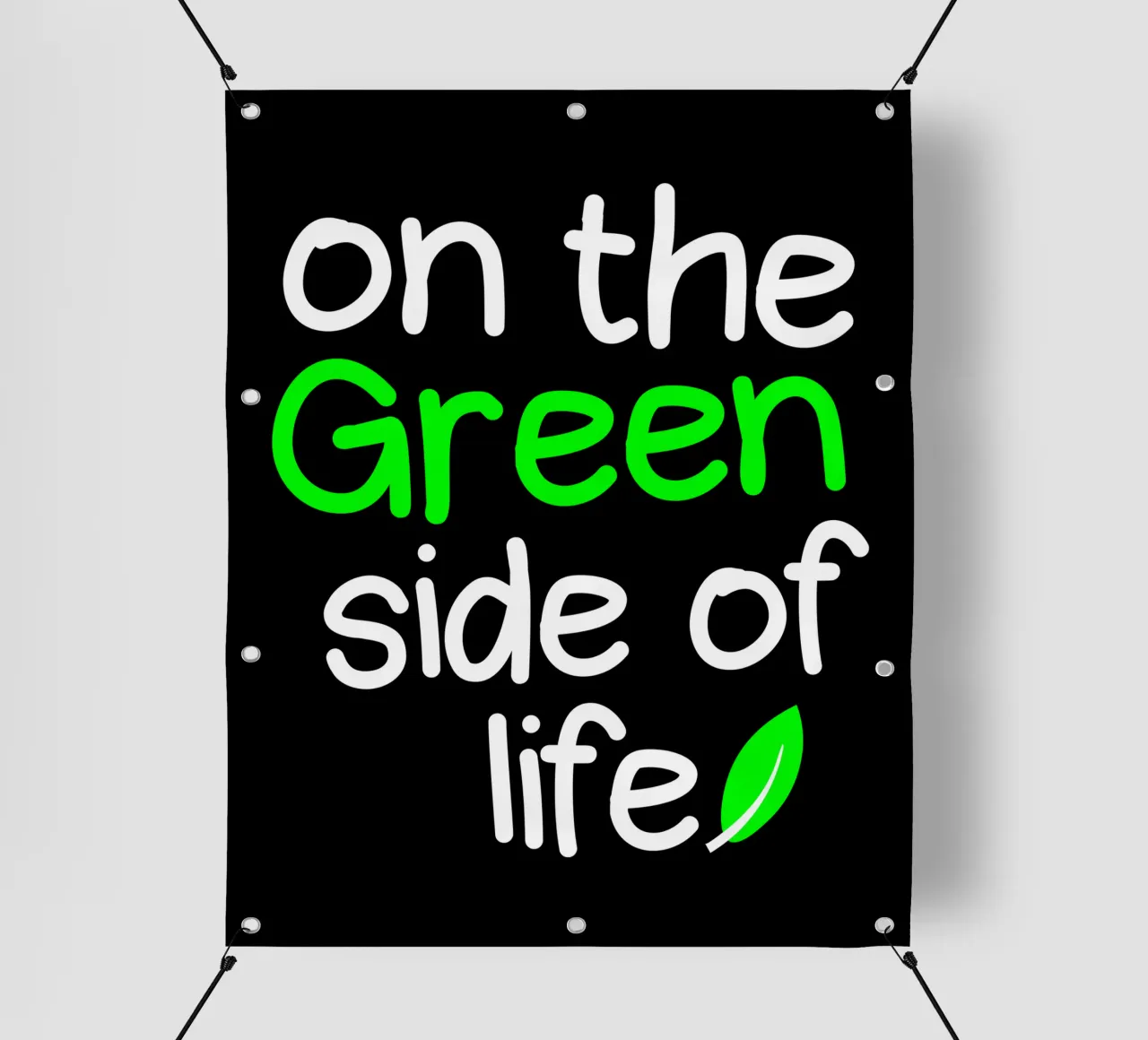 On the green side of life telo in pvc da greencitiesmovement