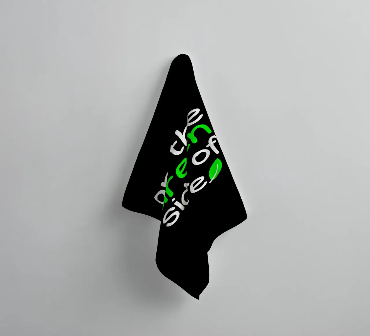 On the green side of life asciugamano da bagno da greencitiesmovement