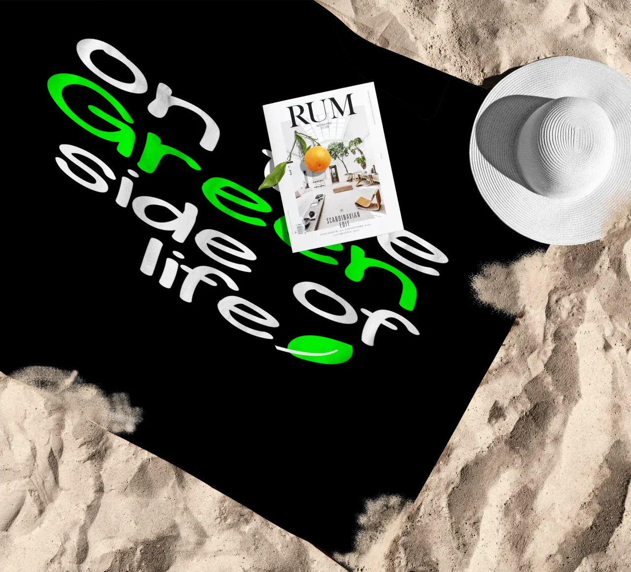 On the green side of life telo mare da greencitiesmovement