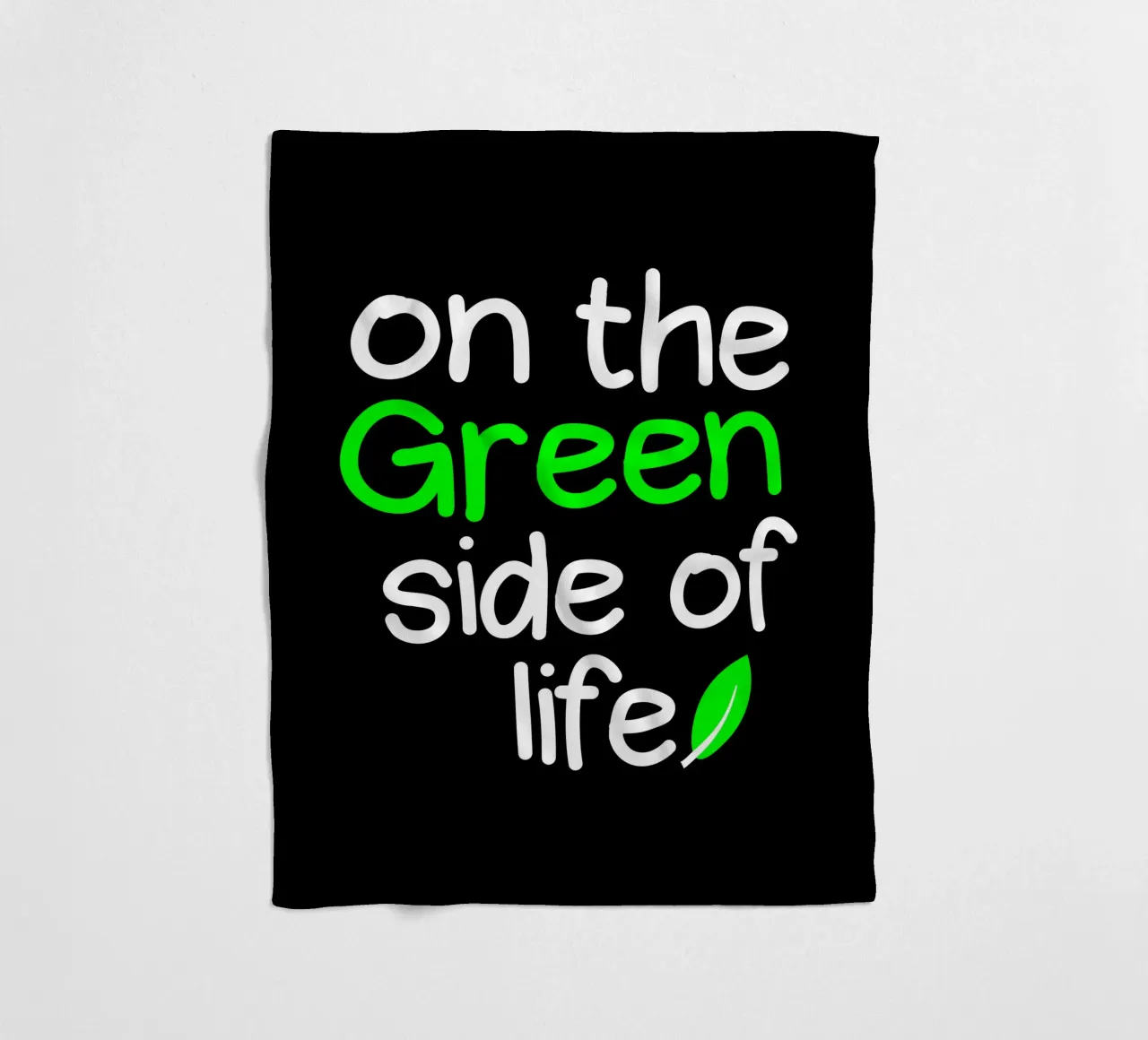 On the green side of life coperta in pile da greencitiesmovement