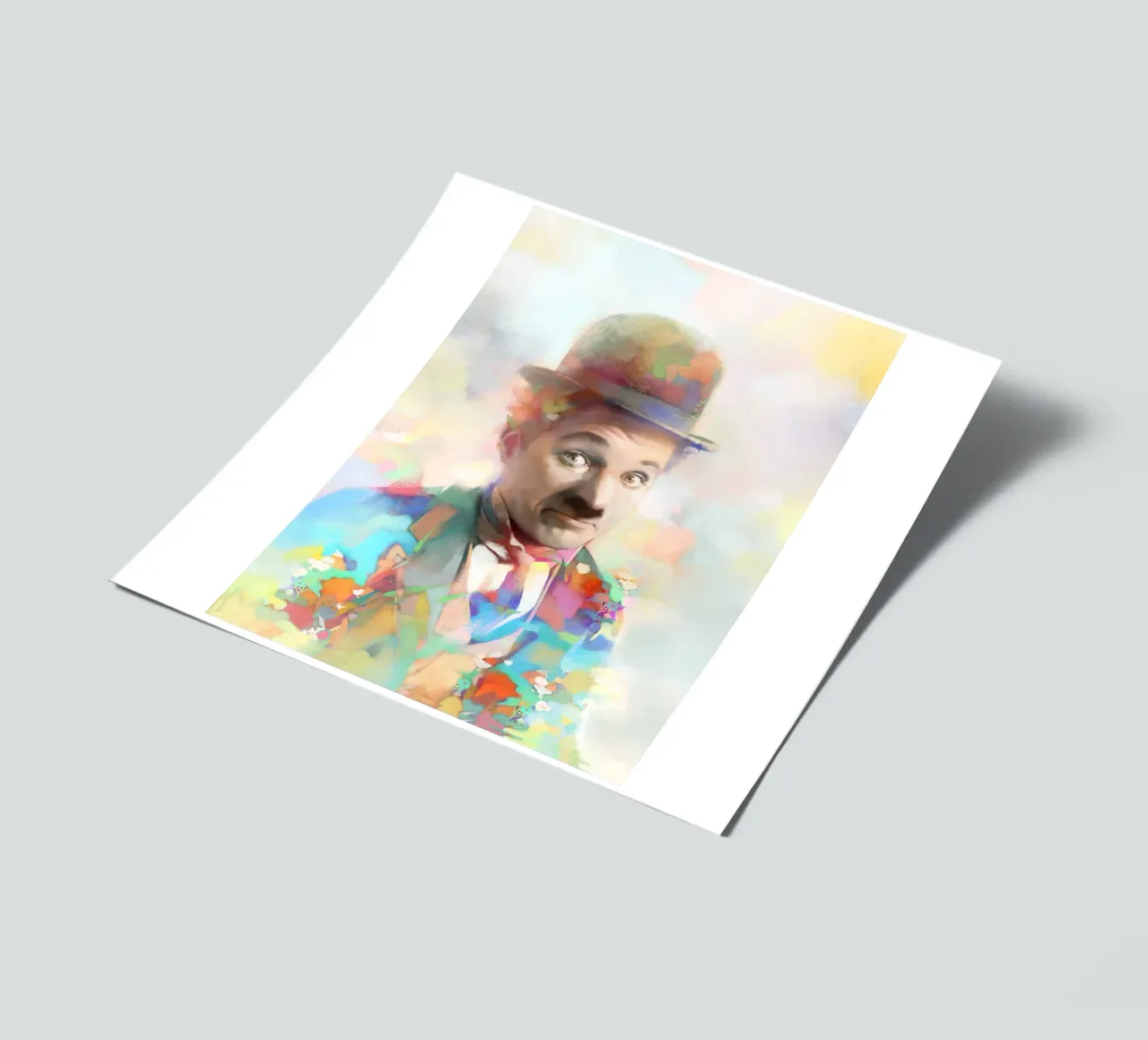Charlie Chaplin - Melancholy Genius sticker sheet by Artascy Art