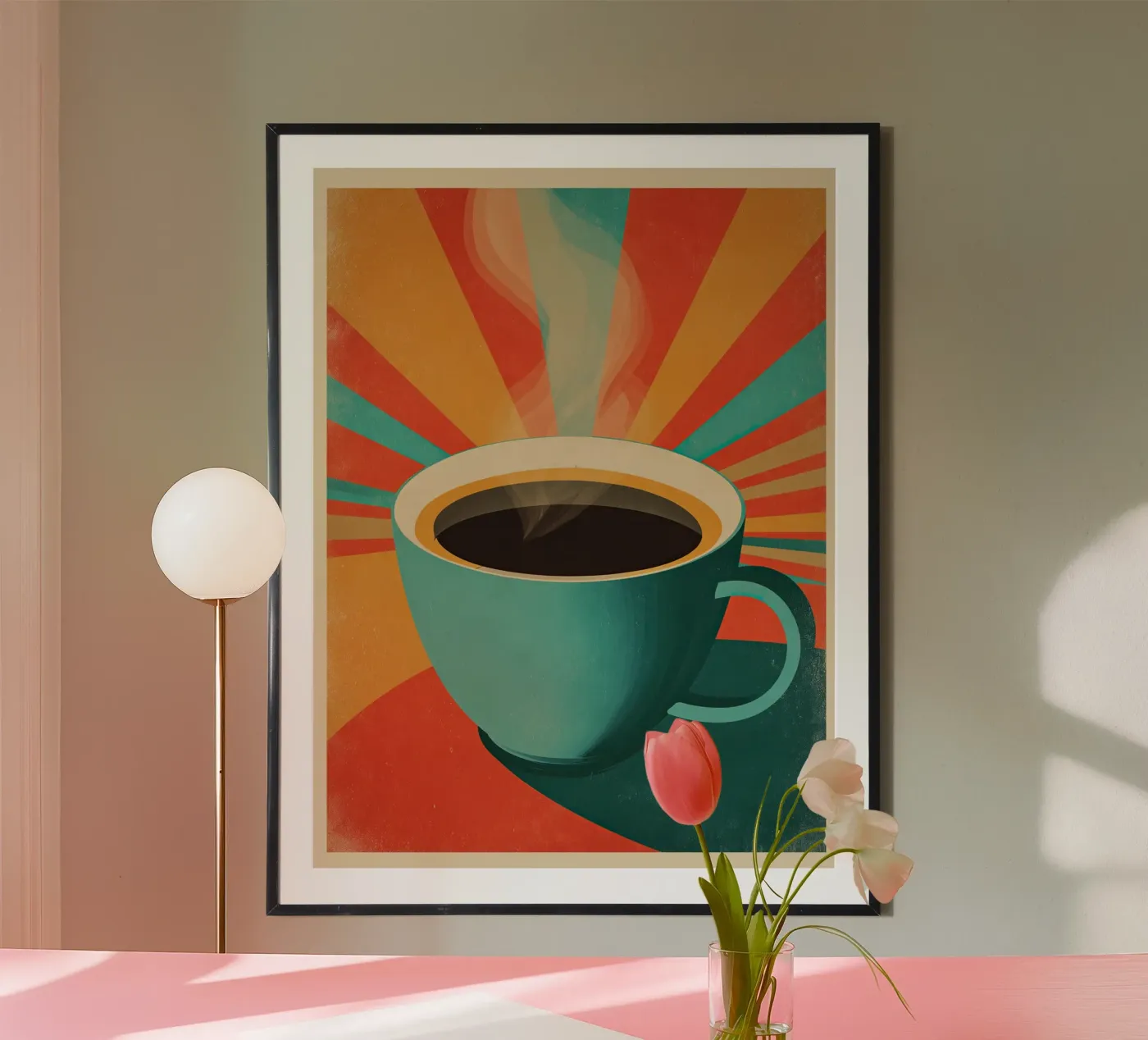 Coffee Cup poster by Hugo